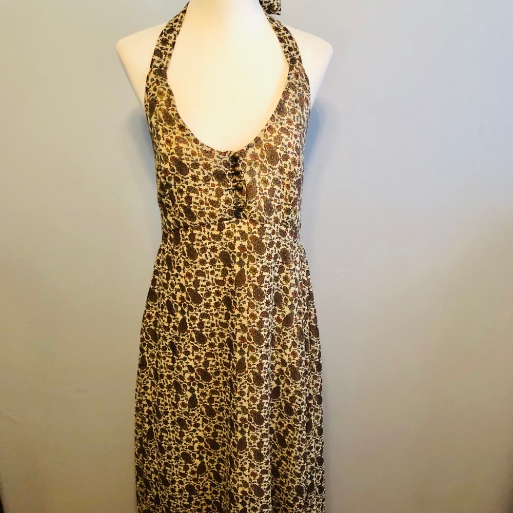 Summer halter dress